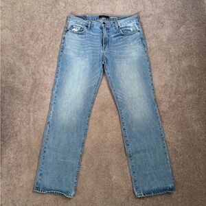 Aeropostale Men's Light Wash Straight-Leg Jeans